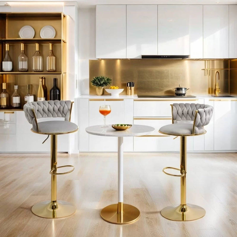 SCAUN DE BAR DIN CATIFEA ABS 118 - EScaune