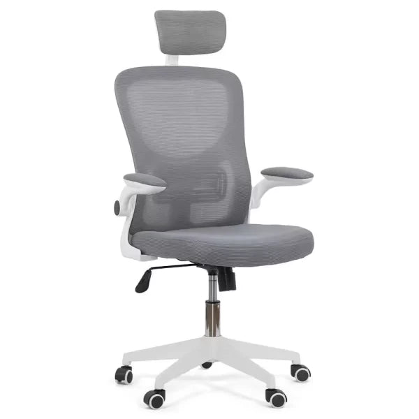 SCAUN DE BIROU ERGONOMIC CU SPATAR INALT SI COTIERE RABATABILE OFF 336 - EScaune