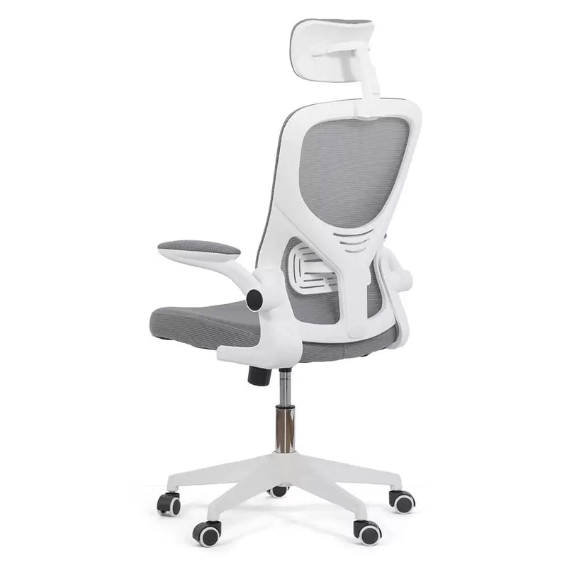 SCAUN DE BIROU ERGONOMIC CU SPATAR INALT SI COTIERE RABATABILE OFF 336 - EScaune