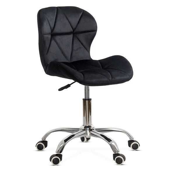 Scaun de birou din catifea rotativ OFF 334