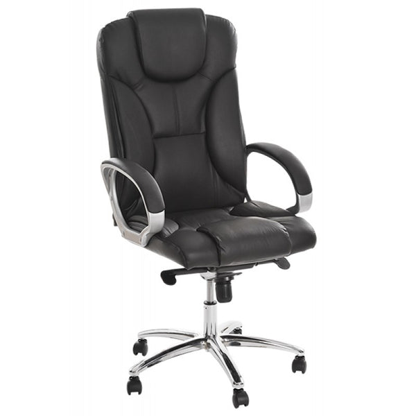 Scaun directorial din piele naturala OFF 5860 - EScaune