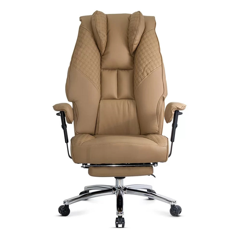 Scaun directorial din piele ecologica cu baza metalica OFF 421 - EScaune