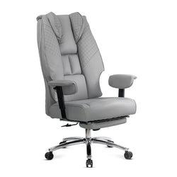 Scaun directorial din piele ecologica cu baza metalica OFF 421 - EScaune