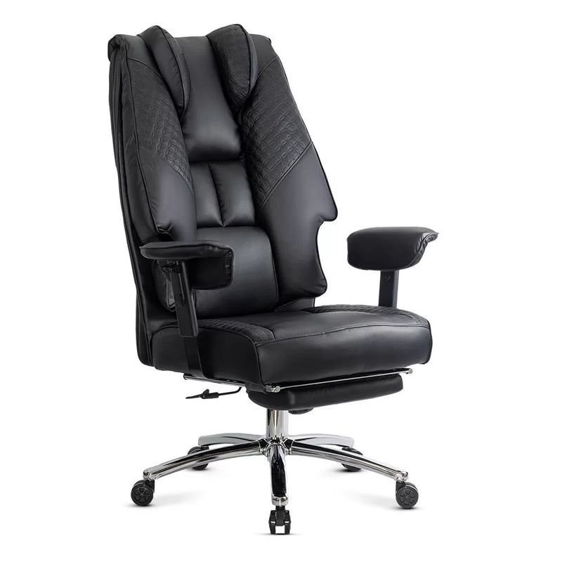 Scaun directorial din piele ecologica cu baza metalica OFF 421 - EScaune