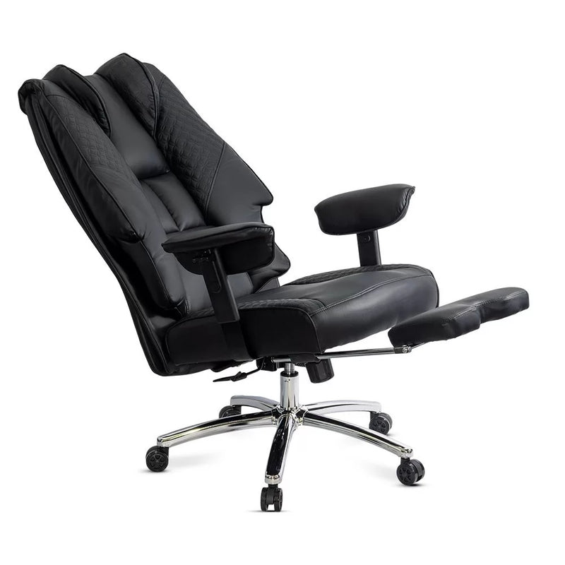 Scaun directorial din piele ecologica cu baza metalica OFF 421 - EScaune
