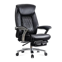 Scaun directorial negru piele ecologica suport lombar OFF 950