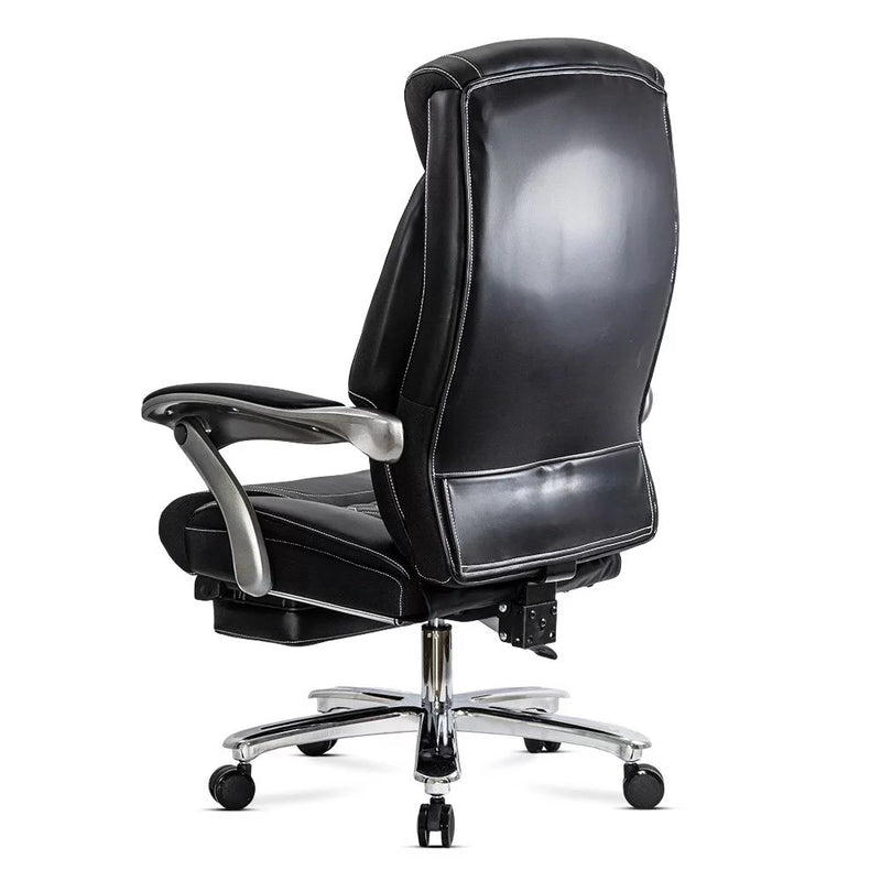 Scaun directorial negru piele ecologica suport lombar OFF 950