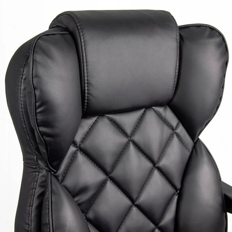 Scaun directorial elegant cu suport pentru picioare OFF 412 negru - EScaune