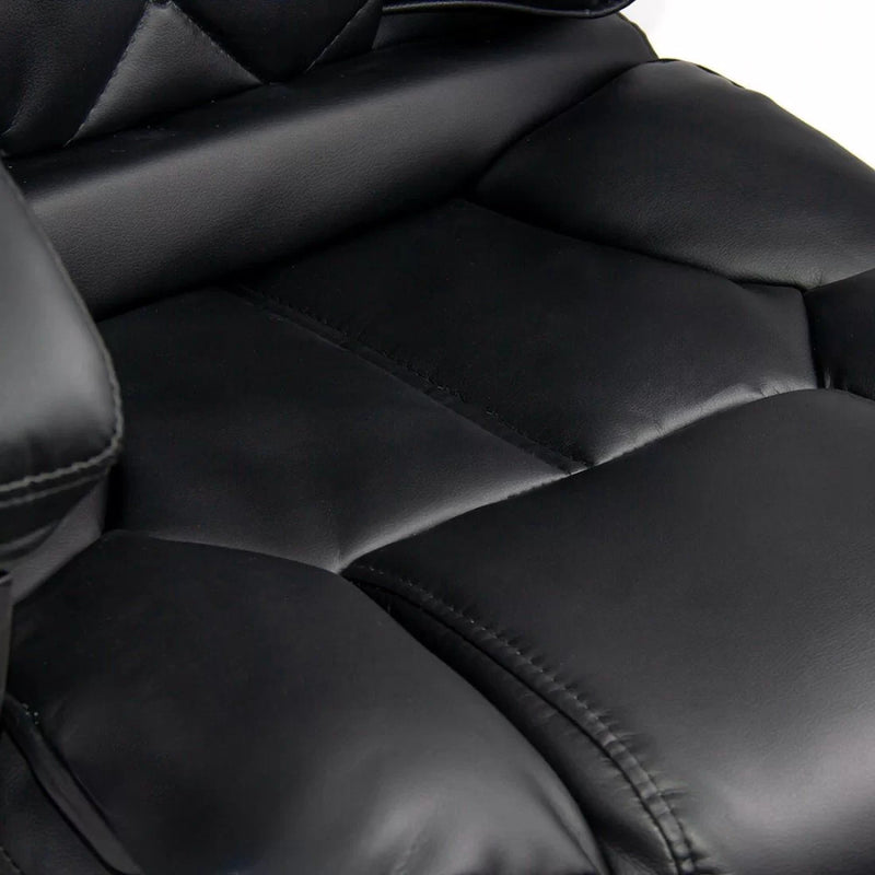 Scaun directorial elegant cu suport pentru picioare OFF 412 negru - EScaune