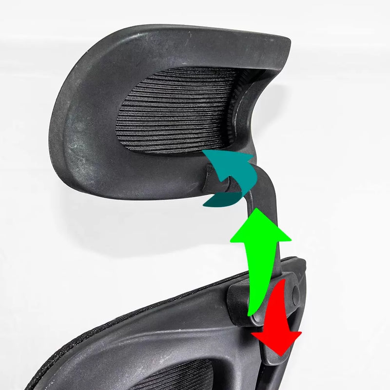 Scaun ergonomic de lucru negru din mesh cu suport picioare reglabil OFF 650