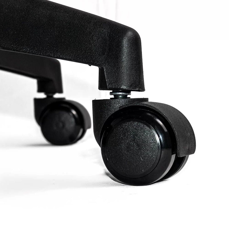 Scaun ergonomic negru cu tetiera reglabila si suport lombar OFF 987 - EScaune