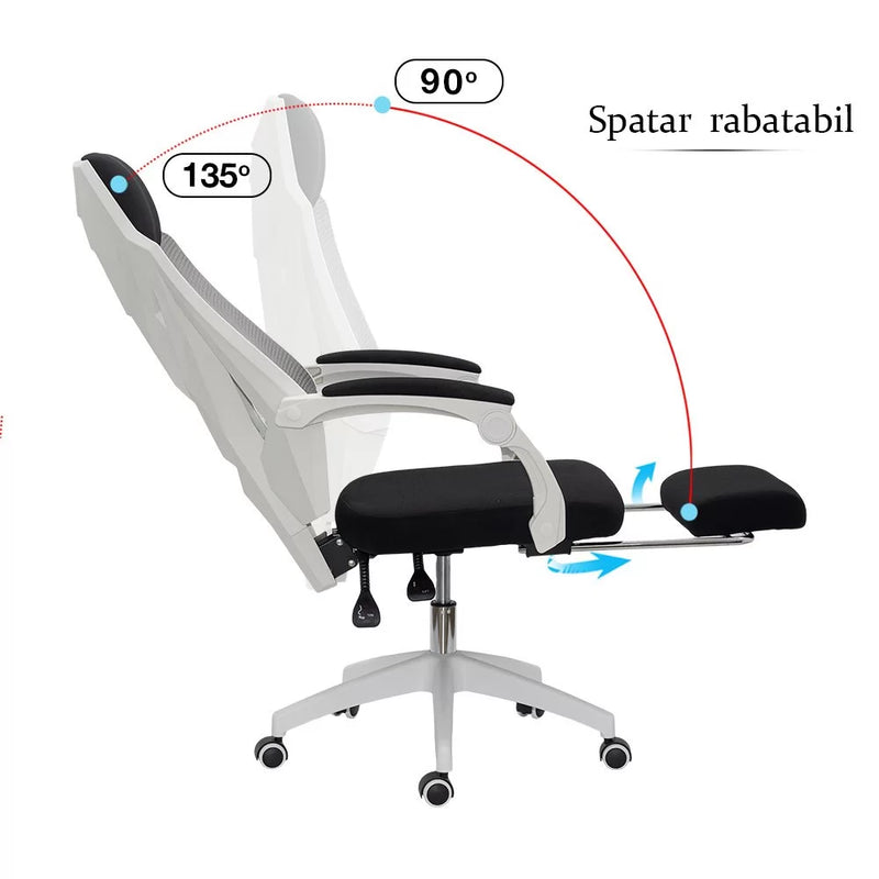 SCAUN ERGONOMIC CU SUPORT DE PICIOARE OFF 424 - EScaune