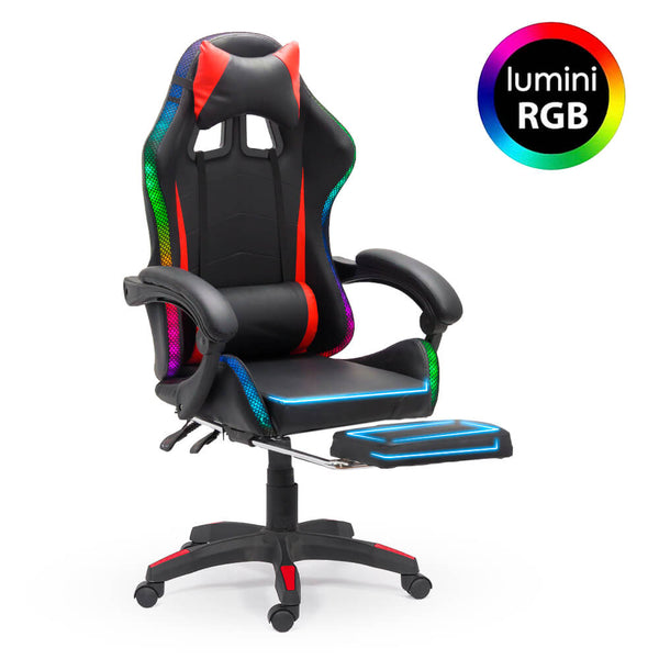 SCAUN GAMING  OFF 303 ROSU CU NEGRU - EScaune