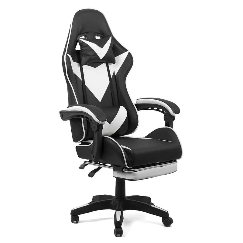 SCAUN GAMING CU SPATAR REGLABIL SI SUPORT PICIOARE OFF 299 - EScaune