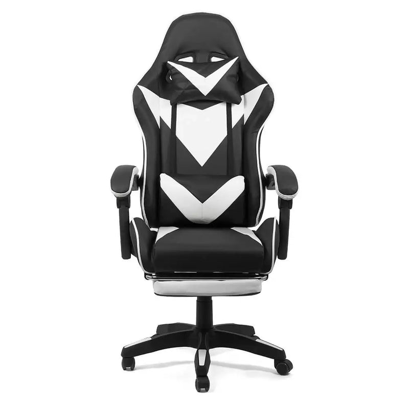 SCAUN GAMING CU SPATAR REGLABIL SI SUPORT PICIOARE OFF 299 - EScaune