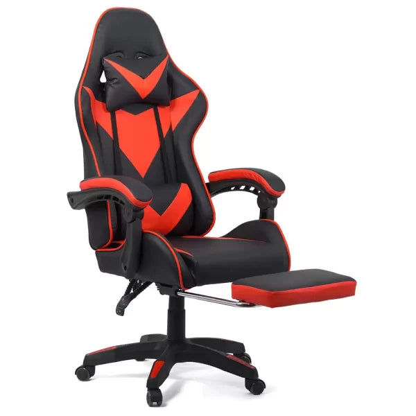 SCAUN GAMING CU SPATAR REGLABIL SI SUPORT PICIOARE OFF 299 - EScaune