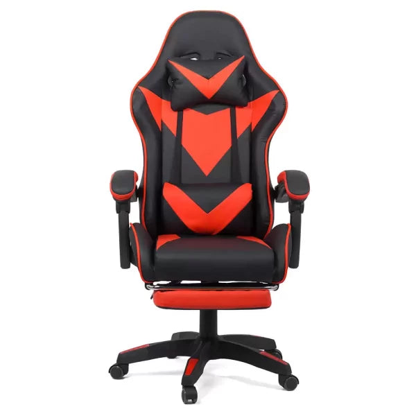 SCAUN GAMING CU SPATAR REGLABIL SI SUPORT PICIOARE OFF 299 - EScaune