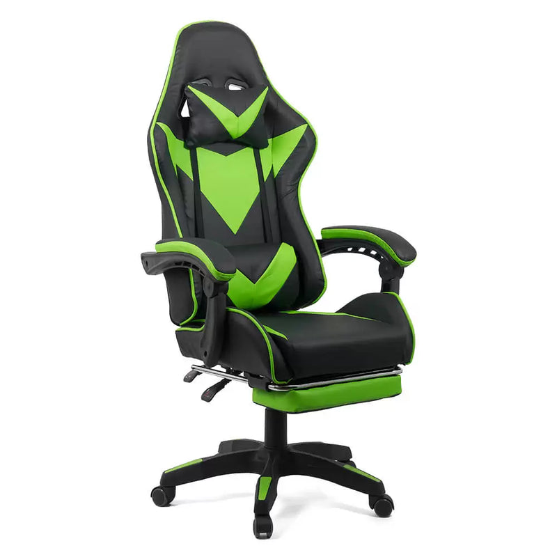 SCAUN GAMING CU SPATAR REGLABIL SI SUPORT PICIOARE OFF 299 - EScaune