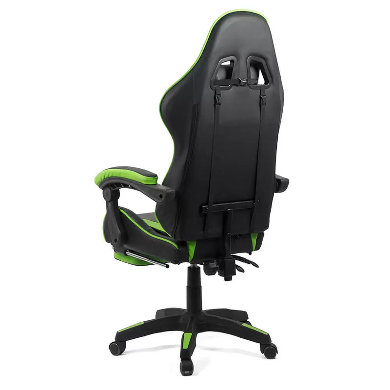 SCAUN GAMING CU SPATAR REGLABIL SI SUPORT PICIOARE OFF 299 - EScaune