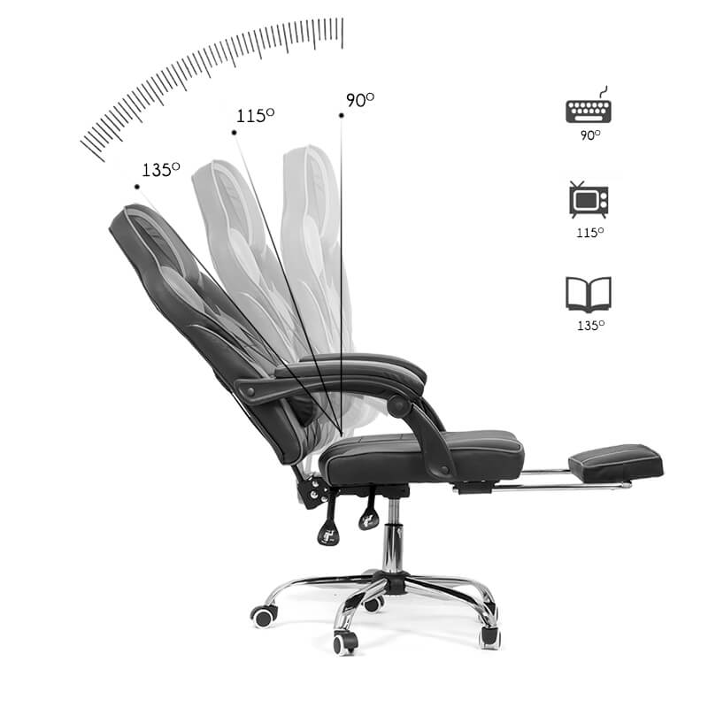 Scaun gaming cu suport de picioare OFF 302 - EScaune
