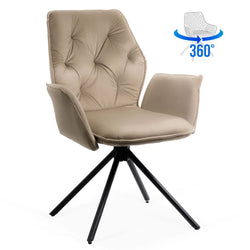 Scaune living rotative din catifea BUC 0224 - EScaune