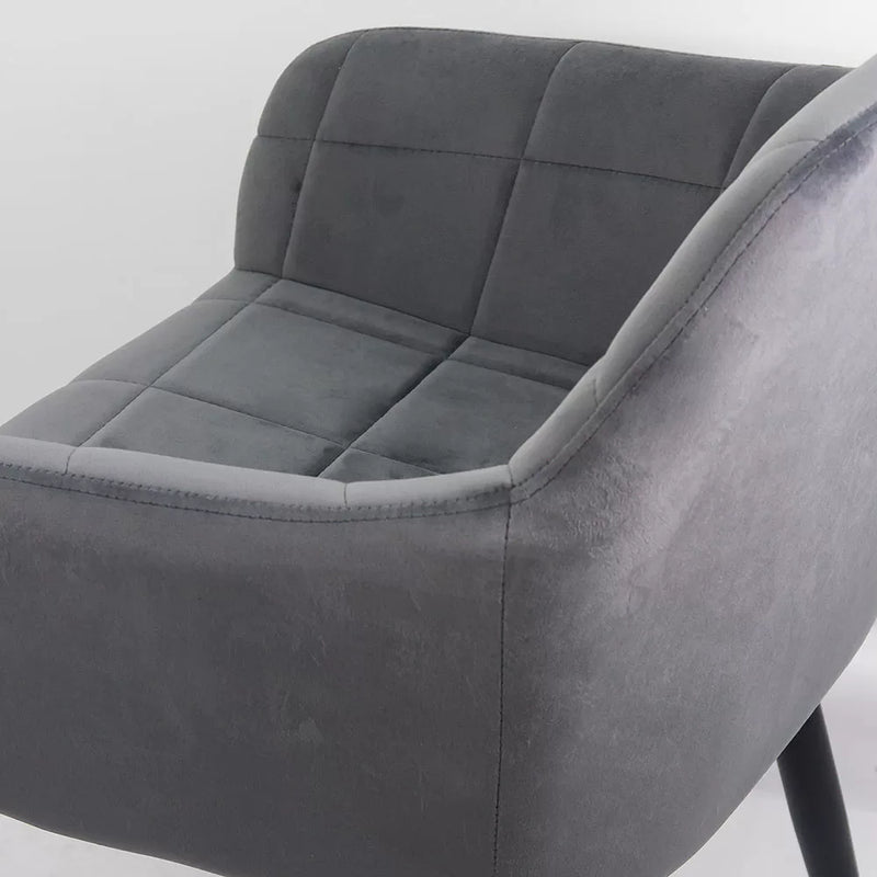 SCAUN LIVING DIN CATIFEA CU PICIOARE METALICE NEGRE BUC 260 - EScaune