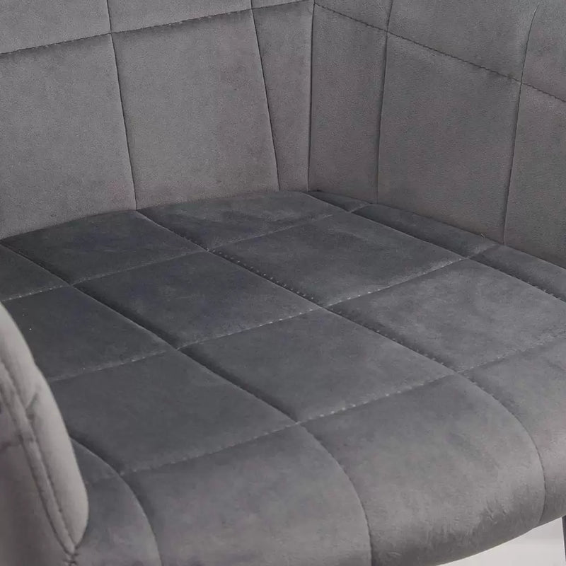 SCAUN LIVING DIN CATIFEA CU PICIOARE METALICE NEGRE BUC 260 - EScaune