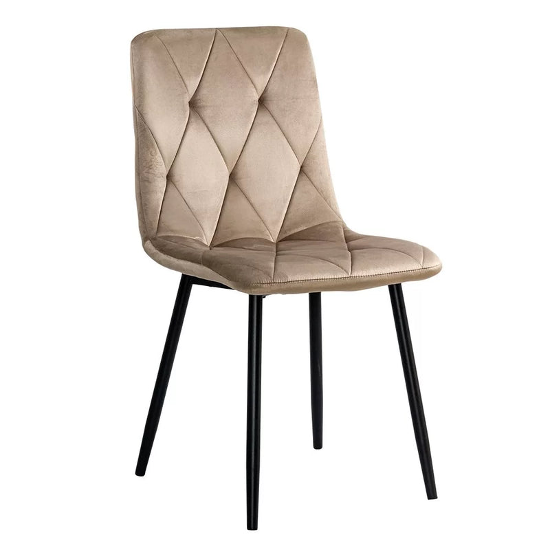 Scaun living din catifea cu design modern BUC 210