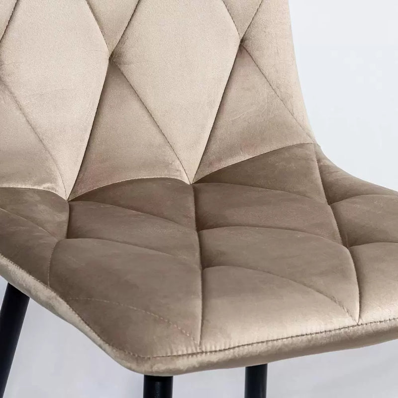 Scaun living din catifea cu design modern BUC 210