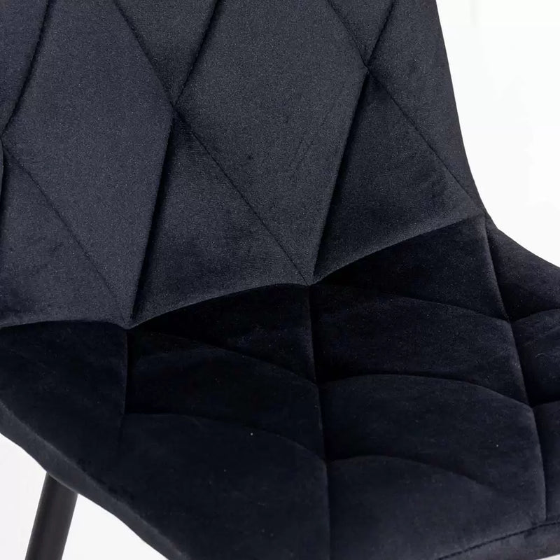 Scaun living din catifea cu design modern BUC 210