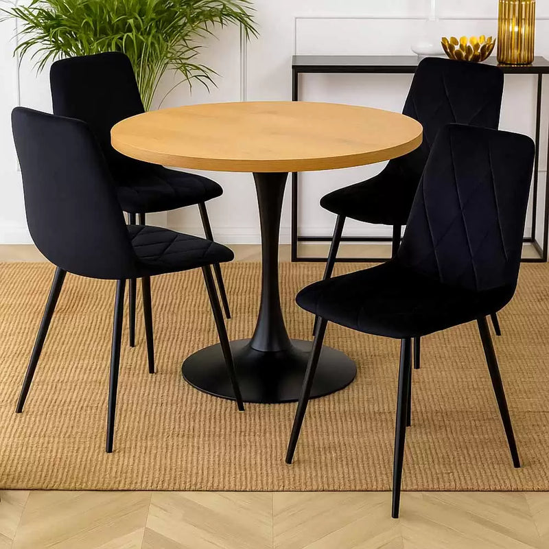 Scaun living din catifea cu design modern BUC 210