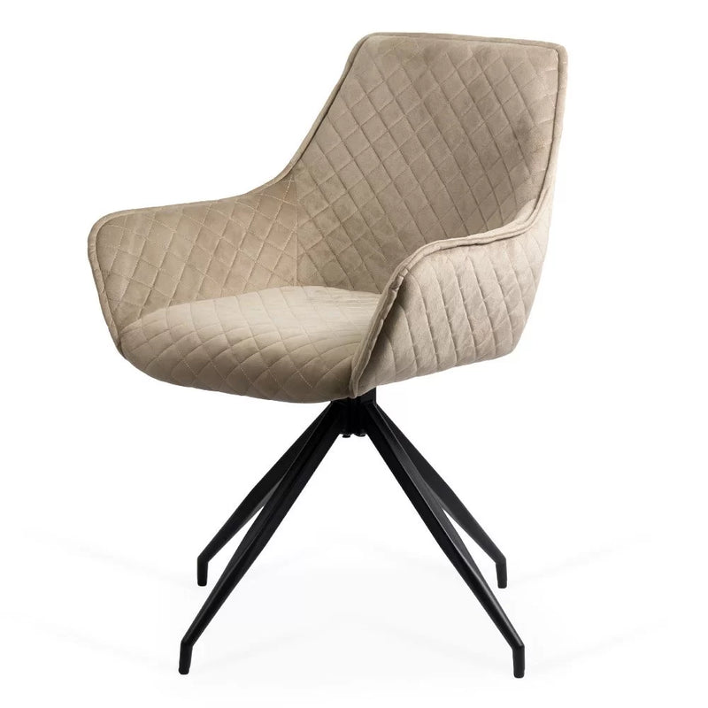Scaune living rotative din catifea BUC 0223