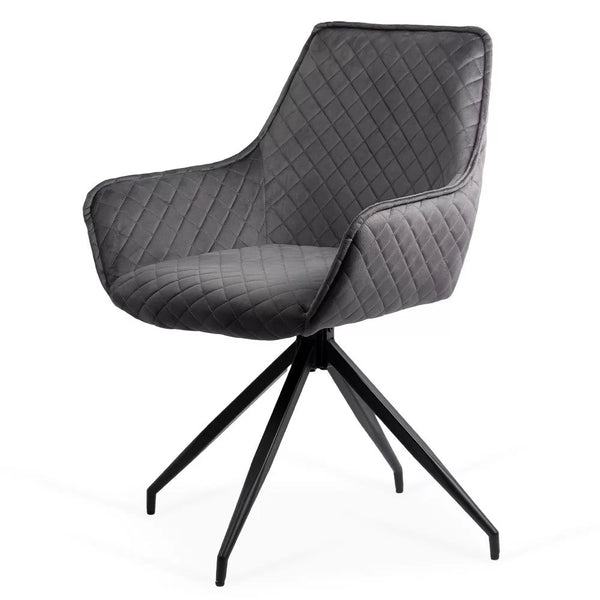 Scaune living rotative din catifea BUC 0223