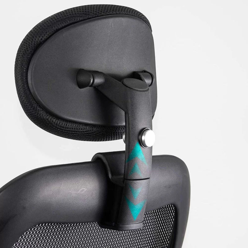 Scaun de birou ergonomic rezistent 150 kg cu suport lombar si cotiere reglabile SYYT 9513 negru - EScaune