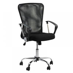 Scaun de birou ergonomic OFF622, negru, mesh respirabil - EScaune