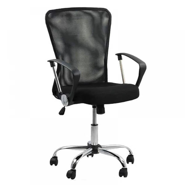 Scaun de birou ergonomic OFF622, negru, mesh respirabil - EScaune
