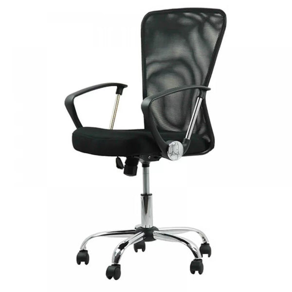 Scaun de birou ergonomic OFF622, negru, mesh respirabil - EScaune
