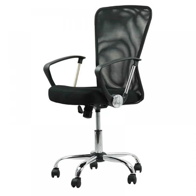 Scaun de birou ergonomic OFF622, negru, mesh respirabil - EScaune